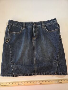 Tommy Hilfiger Dark Blue Denim Skirt